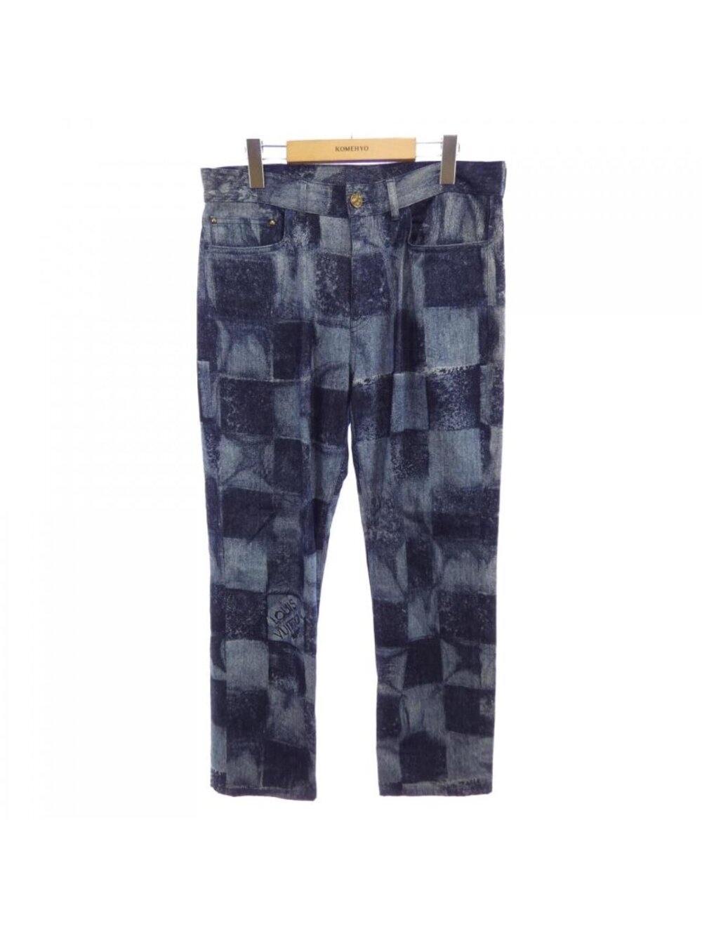 Louis Vuitton Salt Print Denim Pants Jeans